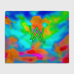 Плед флисовый Alan walker toxic music, цвет: 3D-велсофт