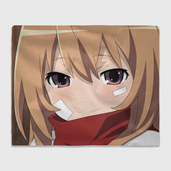 Плед флисовый Toradora Тайга Айсака, цвет: 3D-велсофт