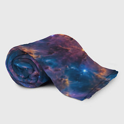 Плед флисовый Космическая туманность, цвет: 3D-велсофт — фото 2