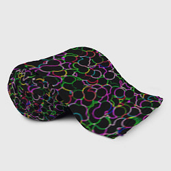 Плед флисовый Неоновые шарики, цвет: 3D-велсофт — фото 2