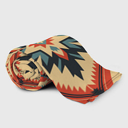 Плед флисовый Орнамент в стиле американских индейцев, цвет: 3D-велсофт — фото 2
