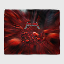 Плед флисовый Metallica alboom band, цвет: 3D-велсофт