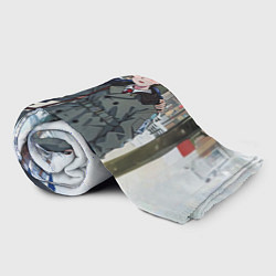Плед флисовый Марат и Андрей аниме арт, цвет: 3D-велсофт — фото 2