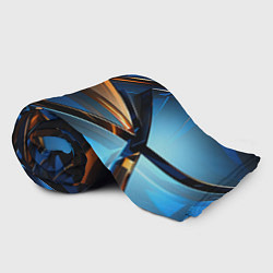 Плед флисовый Синии стеклянные осколки, цвет: 3D-велсофт — фото 2