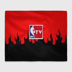 Плед флисовый NBA sport flame, цвет: 3D-велсофт
