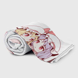Плед флисовый Touhou Project Remilia Flandre chibi, цвет: 3D-велсофт — фото 2
