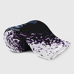 Плед флисовый Тоттенхэм краски текстура, цвет: 3D-велсофт — фото 2