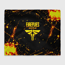 Плед флисовый Одни из нас огненное лого цикады, цвет: 3D-велсофт