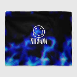 Плед флисовый Nirvana flame ghost steel, цвет: 3D-велсофт