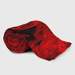 Плед флисовый Милан огненый стиль, цвет: 3D-велсофт — фото 2