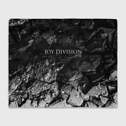 Плед флисовый Joy Division black graphite, цвет: 3D-велсофт