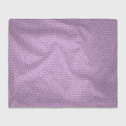 Плед флисовый Нежный розовый мозаика, цвет: 3D-велсофт