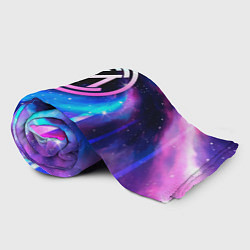 Плед флисовый Inter неоновый космос, цвет: 3D-велсофт — фото 2