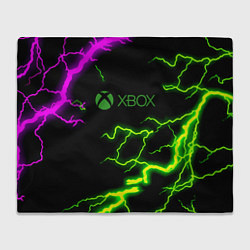 Плед флисовый Xbox storm молнии, цвет: 3D-велсофт