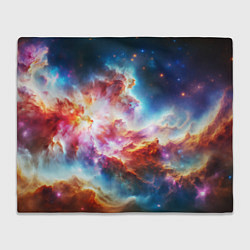 Плед флисовый The cosmic nebula, цвет: 3D-велсофт