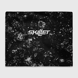 Плед флисовый Skillet black ice, цвет: 3D-велсофт