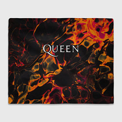 Плед флисовый Queen red lava, цвет: 3D-велсофт
