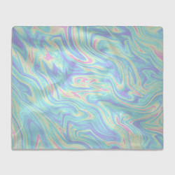 Плед флисовый Жидкая абстракция, цвет: 3D-велсофт