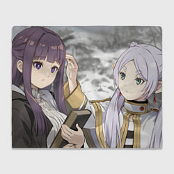Плед флисовый Sousou no Frieren, цвет: 3D-велсофт