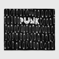 Плед флисовый Punk pins, цвет: 3D-велсофт