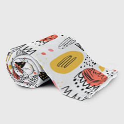 Плед флисовый Паттерн узоры, цвет: 3D-велсофт — фото 2