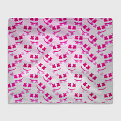 Плед флисовый Marshmello pink colors, цвет: 3D-велсофт