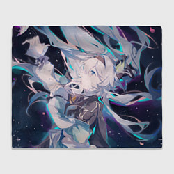 Плед флисовый Honkai Star Rail Firefly smile, цвет: 3D-велсофт
