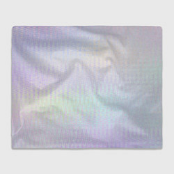 Плед флисовый Бледный сиреневый тай-дай, цвет: 3D-велсофт