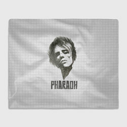 Плед флисовый Портрет Pharaoh, цвет: 3D-велсофт