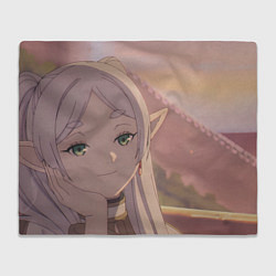 Плед флисовый Frieren Cute, цвет: 3D-велсофт