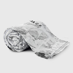 Плед флисовый Valencia white graphite, цвет: 3D-велсофт — фото 2