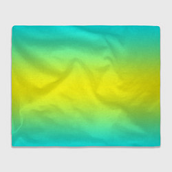 Плед флисовый Кислотный градиент, цвет: 3D-велсофт