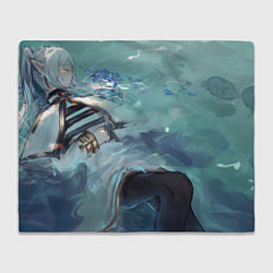 Плед флисовый Фрирен лежит в воде, цвет: 3D-велсофт