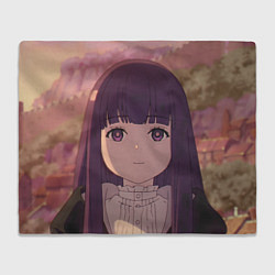 Плед флисовый Милая Ферн, цвет: 3D-велсофт