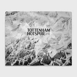 Плед флисовый Tottenham white graphite, цвет: 3D-велсофт