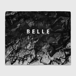 Плед флисовый Belle black graphite, цвет: 3D-велсофт