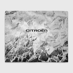 Плед флисовый Citroen white graphite, цвет: 3D-велсофт