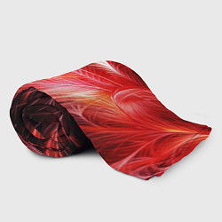 Плед флисовый Перья феникса - абстракция, цвет: 3D-велсофт — фото 2