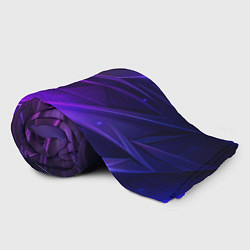Плед флисовый Фиолетовая объемная неровная текстура, цвет: 3D-велсофт — фото 2