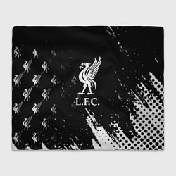 Плед флисовый Liverpool краски фк, цвет: 3D-велсофт
