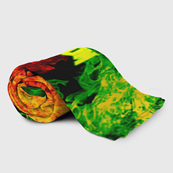 Плед флисовый Doom Eternal fire, цвет: 3D-велсофт — фото 2