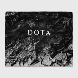 Плед флисовый Dota black graphite, цвет: 3D-велсофт