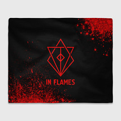 Плед флисовый In Flames - red gradient, цвет: 3D-велсофт