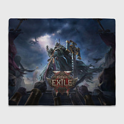 Плед флисовый Люмериус Path of exile 2, цвет: 3D-велсофт