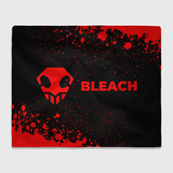 Плед флисовый Bleach - red gradient по-горизонтали, цвет: 3D-велсофт