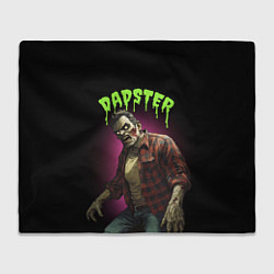 Плед флисовый Dadster - zombie - на хэллоуин, цвет: 3D-велсофт