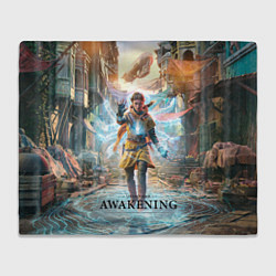 Плед флисовый Чародейка Unknown 9 awakening, цвет: 3D-велсофт