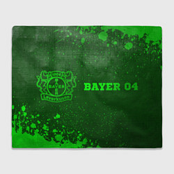 Плед флисовый Bayer 04 - green gradient по-горизонтали, цвет: 3D-велсофт
