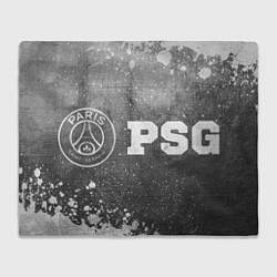 Плед флисовый PSG - grey gradient по-горизонтали, цвет: 3D-велсофт