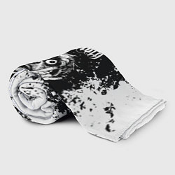 Плед флисовый Behemoth рок пес, цвет: 3D-велсофт — фото 2